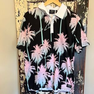 Men’s NWT WESC Paradise almost Rugby Polo. Size XL.